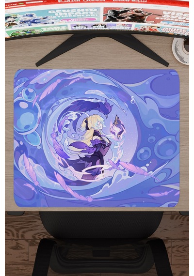 Fischl Genshin Impact Anime Gacha V2 - 48x40 Xl Gaming Mouse Pad Fare Altlığı