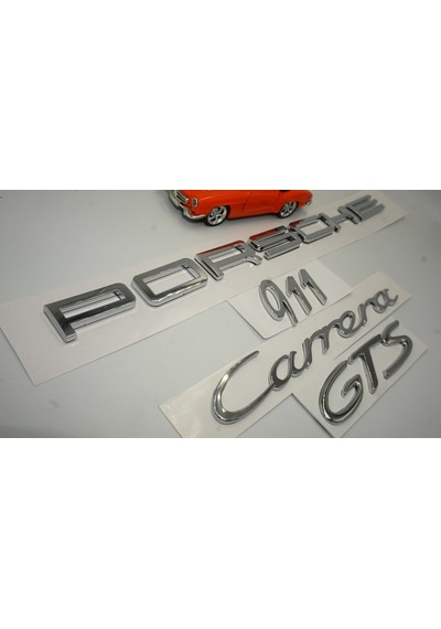 Porsche Carrera 911 Gts Bagaj 3M 3D Abs Yazı Logo Amblem Seti (549169188)