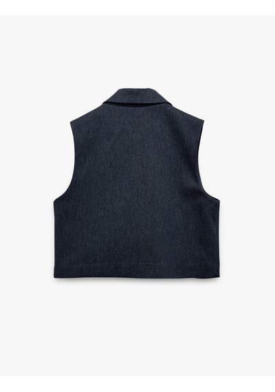 Koton Kruvaze Yaka Kolsuz Crop Blazer Yelek Lacivert Çizgili 6wak20036uw Lacivert Çizgili Koton Kruvaze Yaka Kolsuz Crop Blazer Yelek Lacivert Çizgili 6wak20036uw Lacivert Çizgili