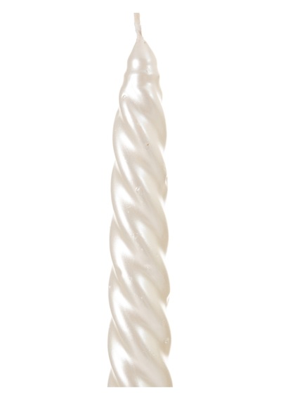 Mudo Home 2li Burgulu Şamdan Mum Sedef 18cm 419650