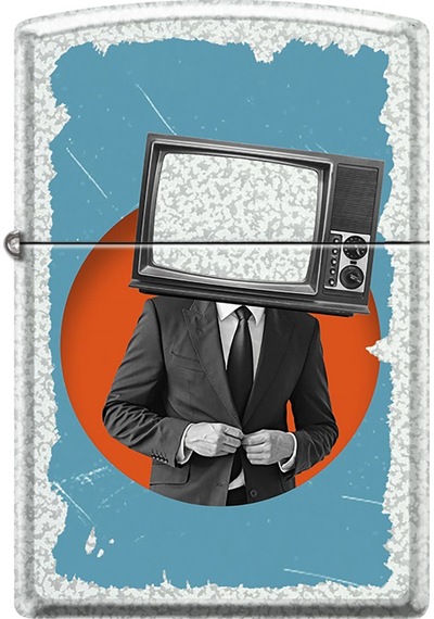 Zippo Retro Tv Head Design Çakmak