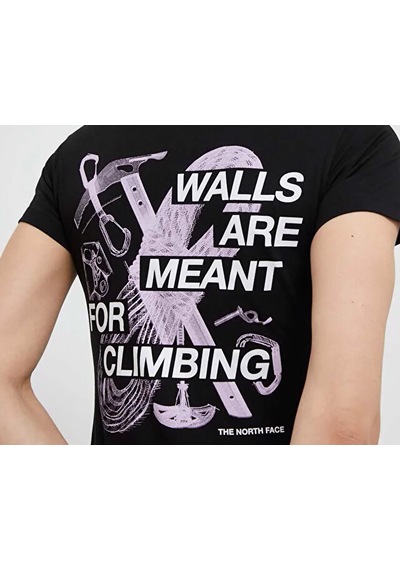 The North Face W Outdoor Graphic Tee Kadın Günlük Tişört Nf0a827mjk31 Siyah SIYAH