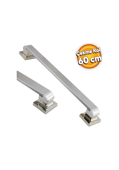 Ayrex Bersel Çekme Kolu Çelik Kapı Dış Kapı Kolu Tutma Kulbu Saten Kulp 60 Cm