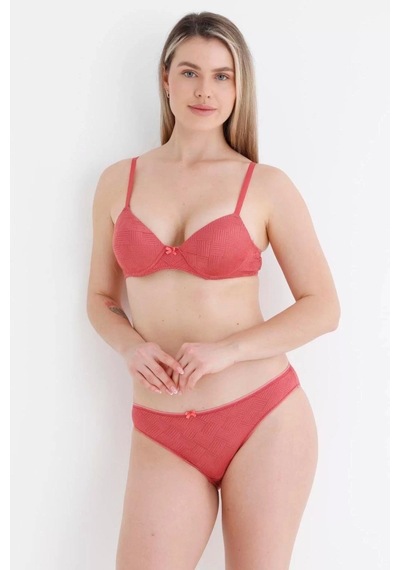 Nemeresoft Sütyen Takım Vişne