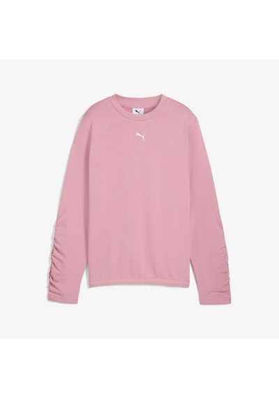 Puma Bowtique Crew Çocuk Pembe Sweatshirt 632219 Pembe
