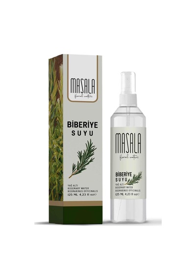 Biberiye Suyu 125 Ml - Rosemary Floral Water -biberiye Suyu Sebum Ve Yağ Dengeleyici Hidrosol