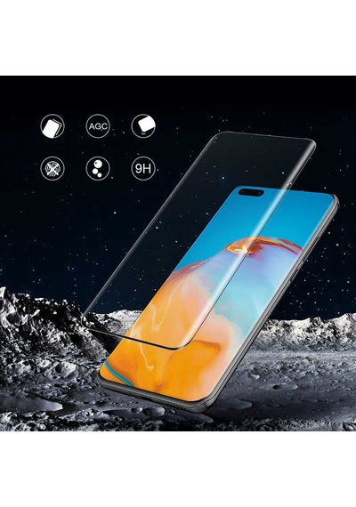 Noktaks - Huawei P40 Pro Uyumlu - Ekran Koruyucu Davin Seramik Koruma - Şeffaf