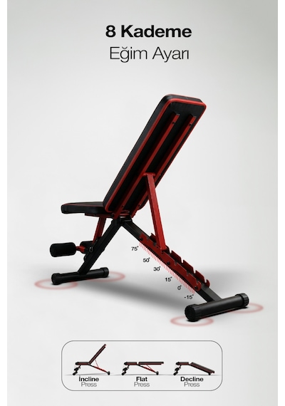 Proforce Versal - Ayarlanabilir Bench Sehpa - Katlanabilir Bench Sehpası