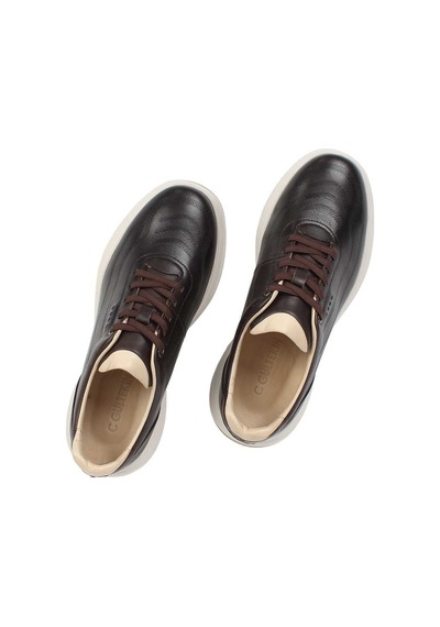 Erkek Kahverengi Kalın Tabanlı Sneaker