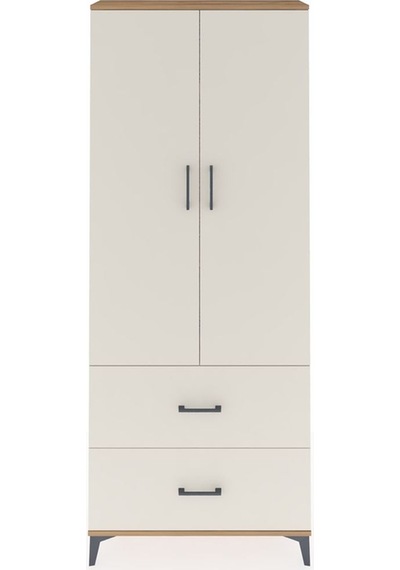 Arges Dolap 3 Raflı 2 Çekmeceli 2 Kapaklı 88x30x221 Çam-aytaşı Çam