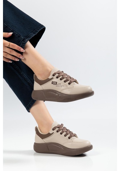 Suins Edla Model Günlük Kadın Spor Ayakkabı Sneaker Ten