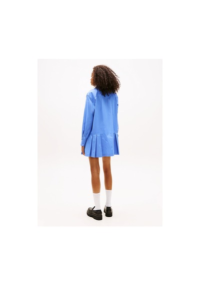 Tjw Mini Pleat Poplin Elbise Gözyüzü Mavisi