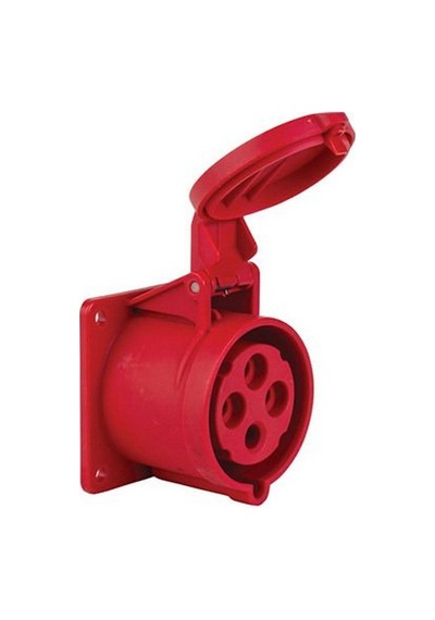 Mete Enerji 4x32a. Ip44 Makine Prizi Düz Vidalı Bağlantı 406518v
