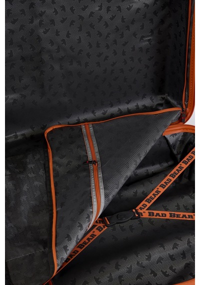 Bad Bear Logo Gri Büyük Boy Tekerlekli Abs Valiz 95 Lt. - Gri