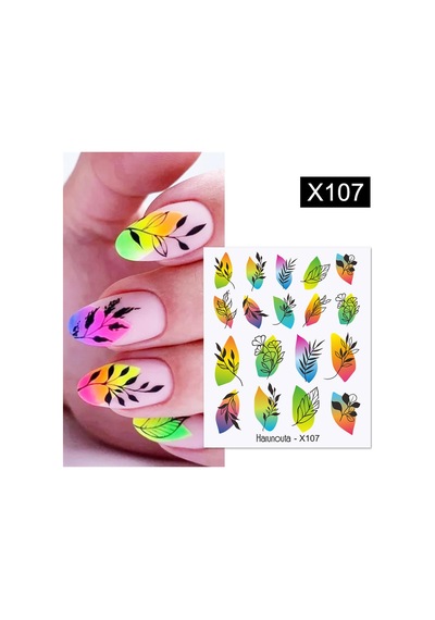 Su Transferli Nail Art Sticker X107 53013-7