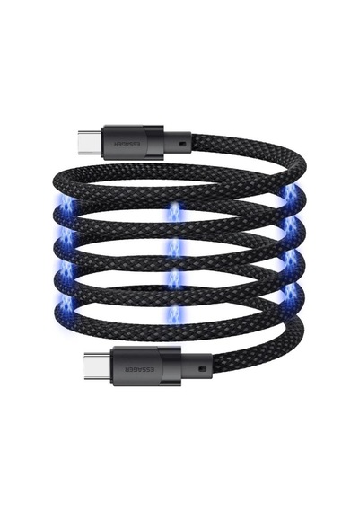 Essager Manyetik Mıknatıslı Kablo 1mt Pd 100w Type C Şarj Kablosu 480mbps Şarj Akım Korumalı E-marker Cipli Desen - Ben10