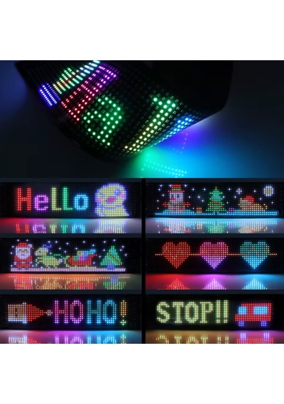 Led Esnek Ekran Yumuşak Piksel Ekran Matris Dijital Panel Programlanabilir Reklam Tabelası RGB