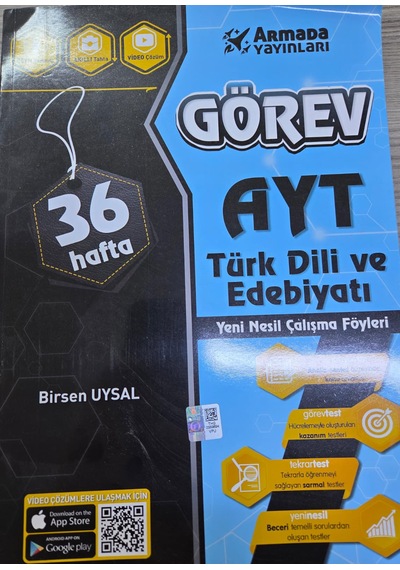 Armada Yayınları Ayt Türk Dili Ve Edebiyatı Yeni Nesil Çalışma Föyleri