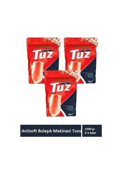 Bulaşık Makinası Tuzu 1500 Gr X 3 Paket