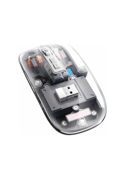 Kablosuz Mouse Fare Şarjlı Bluetooth Wireless Çift Modlu Sessiz 36578280