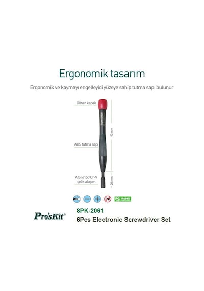 Proskit 8Pk2061 Saatçi Tornavida Seti