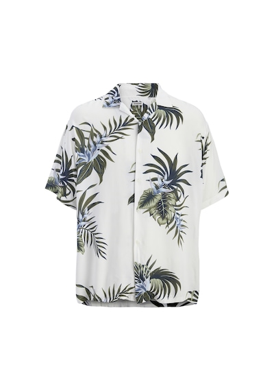 Jack & Jones Erkek Resort Yaka Loose Fit Gömlek - Drew - 12294379 Bright White