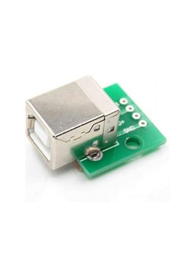 Usb Type B Dişi Soket Breakout Board 2 54 MM Dıp Adaptör Konnektör