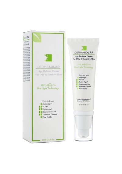 Dermasolar Age Defence Oily - Sensitive Skin Spf30 Cream 50 Ml