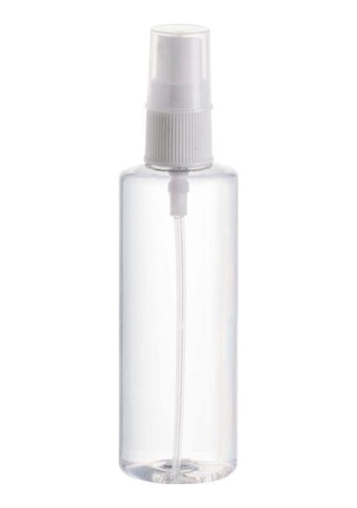 Güvenç Ambalaj Boş Plastik Şeffaf Sprey Şişe 10 x 100 ML