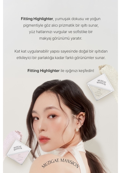 Muzıgae Mansıon Fitting Highlighter Gorgeous Altın