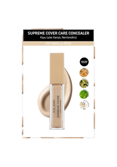Alix Avien Kalıcı Nemlendirici Hücre Onarıcı Leke Karşıtı Kapatıcı Supreme Cover Concealer 905 Vanilla Rose