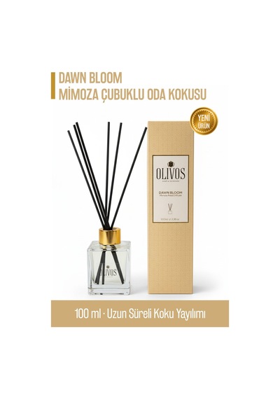 Dawn Bloom Mimoza Çubuklu Oda Kokusu 100 Ml Ferah Ve Çiçeksi Uzun Süreli Koku Yayılımı Mimoza