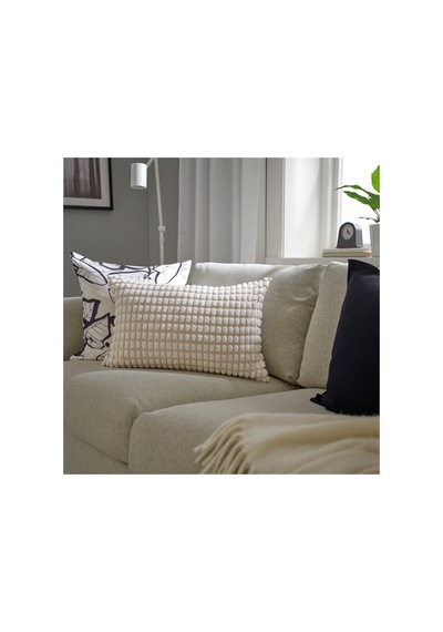 Ikea Svartpoppel Yastık Kılıfı Kırık Beyaz