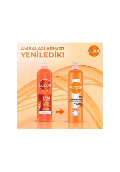 Elidor Saç Kremi 240ml 7/24 Anında Onarıcı