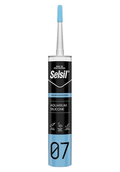 07 Akvaryum Silikonu Şeffaf 280 Ml