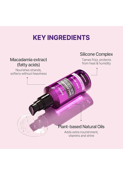 Kuru Ve Yıpranmış Saçlara Onarıcı Bakım Serumu Macadamia Ultra Hair Serum Cherry Blossom Diğer