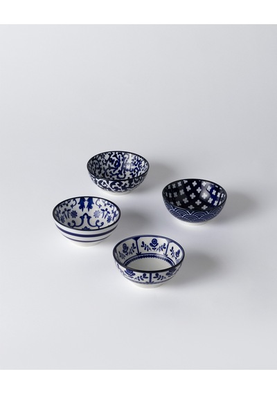 Reve Bleu Manon Kase Seti - Mavi/beyaz - 12 Cm 8684427358436 Çok Renkli