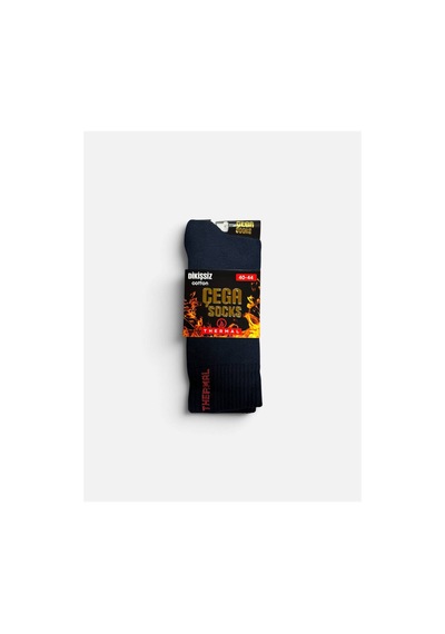 Çega Socks Çega Dikişsiz Kalın Kışlık Termal Çorap 12'li Çok Renkli Çok Renkli