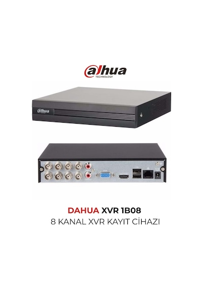 Xvr1b08 8 Kanal Xvr Kayıt Cihazı Dvr H.265+ Hdmı Vga Uzaktan İzleme