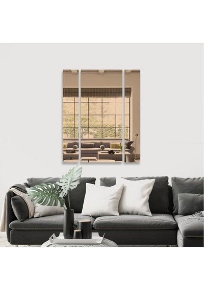 Decorita Ayna - 3'Lü Takım Dikdörtgen Ayna Decorita Ayna - 3'Lü Takım Dikdörtgen Ayna