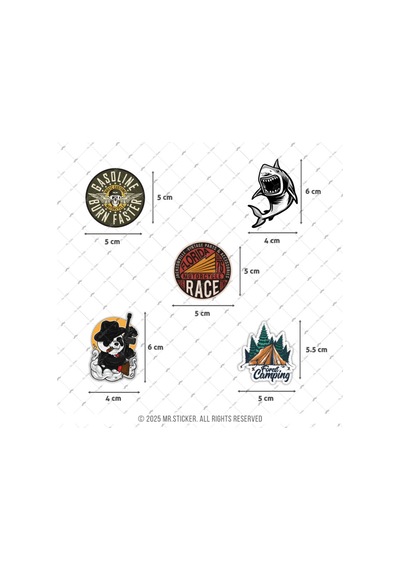 Bdls10 Küçük Boy 10lu Sticker Seti