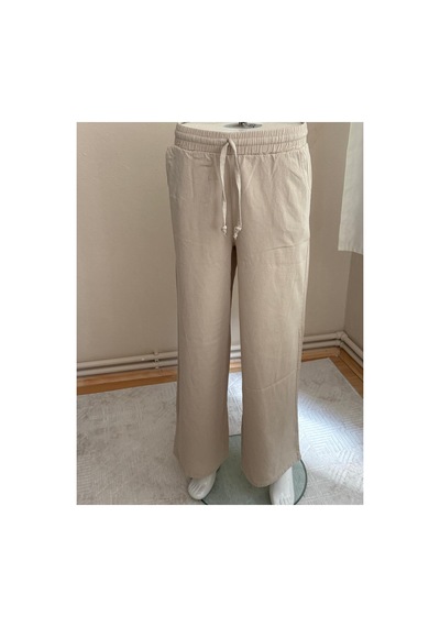 Kadın Spor Pantolonları Krem
