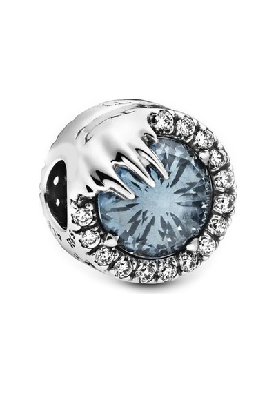 Nur Silver Mavi Taşlı Gümüş Charm Nur-bl01769
