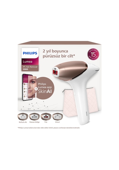 Lumea 9900 Serisi Brı951/03 Ipl Tüy Alma, Skinaı,vücut,yüz,koltuk Altı,bikini,4 Başlık,çanta