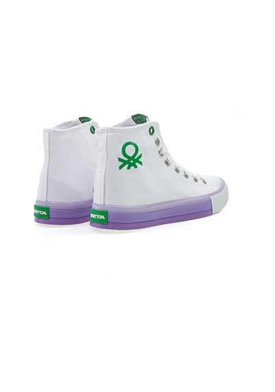 United Colors Of Benetton Benetton® | Bn-30189 - 3374 Beyaz Lila - Kadın Spor Ayakkabı