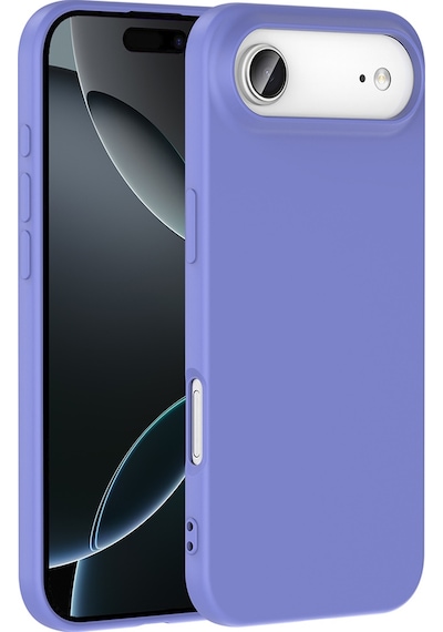 Ardemix Apple Uyumlu iPhone 17 Air Kılıf Zore Mara Lansman Kapak - Lila Şeffaf