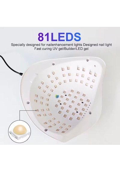 Sun X26 Max 380 Watt 81 Led Kalıcı Oje Jel Tırnak Kurutucu Uv Led Lamba
