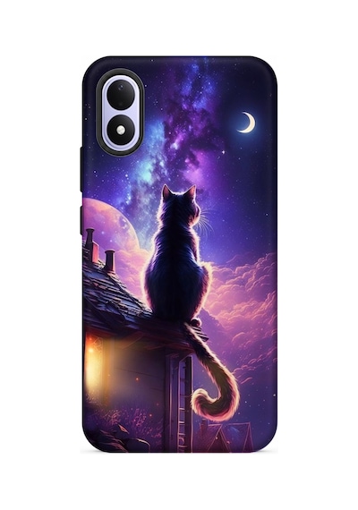 Kılıfland Xiaomi Redmi Note 17 5g Uyumlu Kılıf Boutique Baskılı Resimli Damdaki Kedi Pcode -091 Çok Renkli