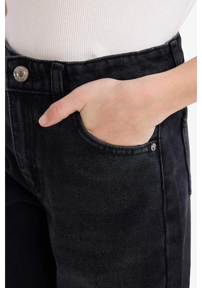 Defacto Straıght Wıde Geniş Paça Jean Pantolon Kız Çocuk G4655A826SP