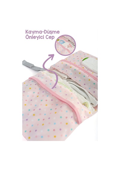 Xmlbayiciniz Anne Bebek Bakım Çantası Yenidoğan Alt Açma Değiştirme Düzenleyici Çantası Organizer Elephant Çok Renkli